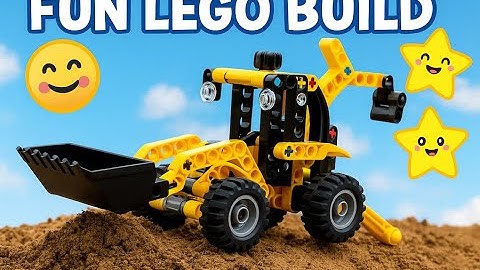 Building the LEGO Backhoe Loader! 🚜✨ | LEGO Technic 42197 Fun Build