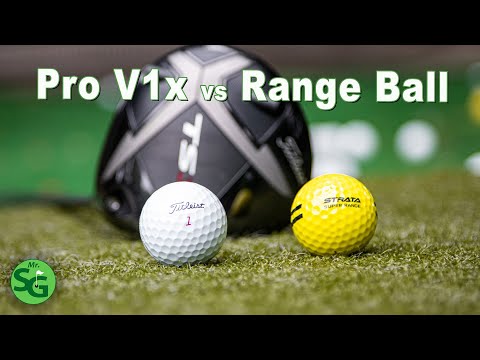 Does a High End Golf Ball Really Make a Difference? Pro V1x vs Strata Range Ball