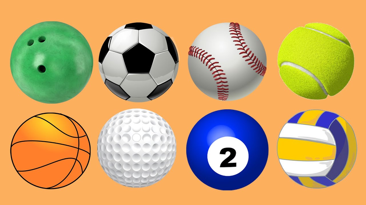 Learn SPORTS BALLS for Everyone | Easy English Balls | For All - YouTube