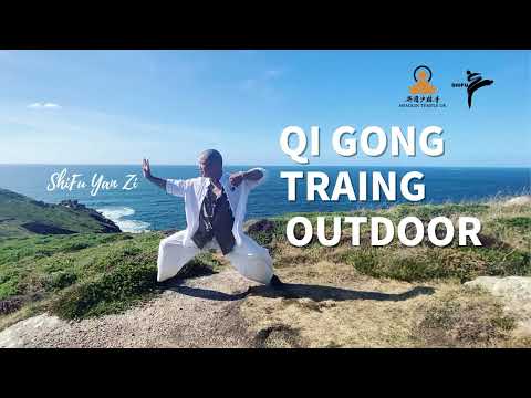 Qi gong training outdoor