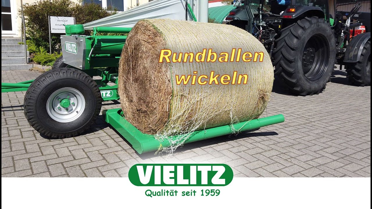 💚Vielitz Profi Ballenwickler mit seitlichem Ladearm🚜 (FW160SL)