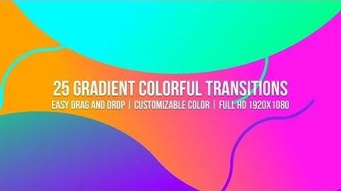 Gradient Colorful Transitions -  Premiere Pro Templates
