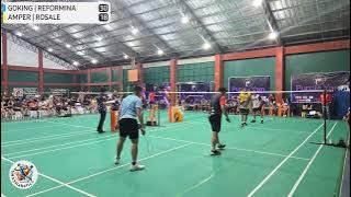 GOKING/REFORMINA vs AMPER/ROSALE | Purple Yam Badminton Cup 2025 | MD/E
