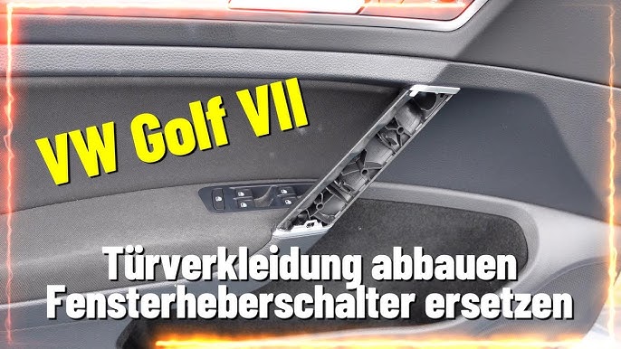 DIY VW Golf 4 Fensterheber Schalter Fahrerseite tauschen 4K 