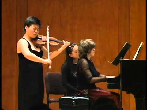 Yura Lee, violin - Janacek Sonata (2 of 4)