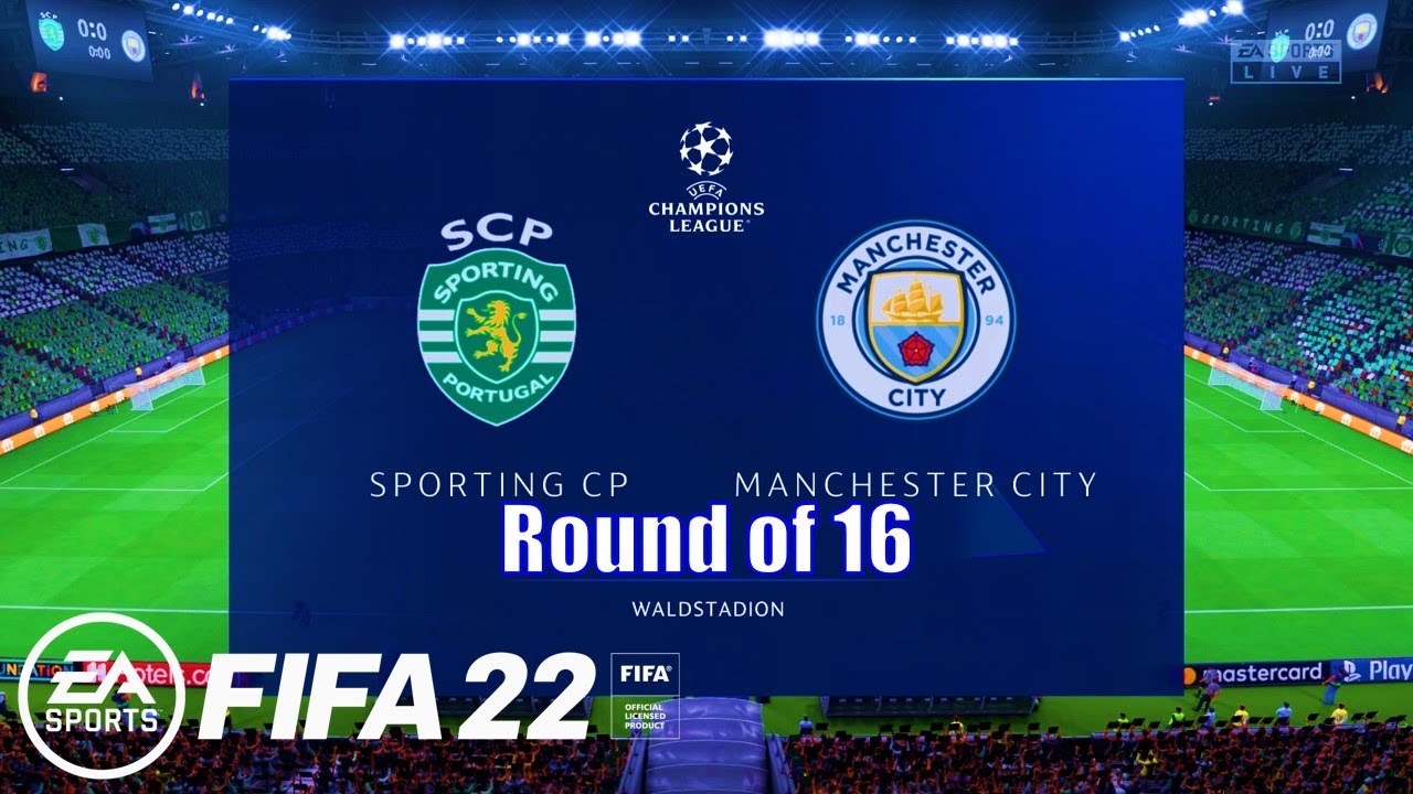 FIFA 22 - Sporting CP vs Manchester City UEFA Champions League Round of 16 | Next-Gen Gameplay
