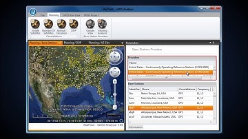 NavCom Starpoint GNSS Analyzer  Planning Mode