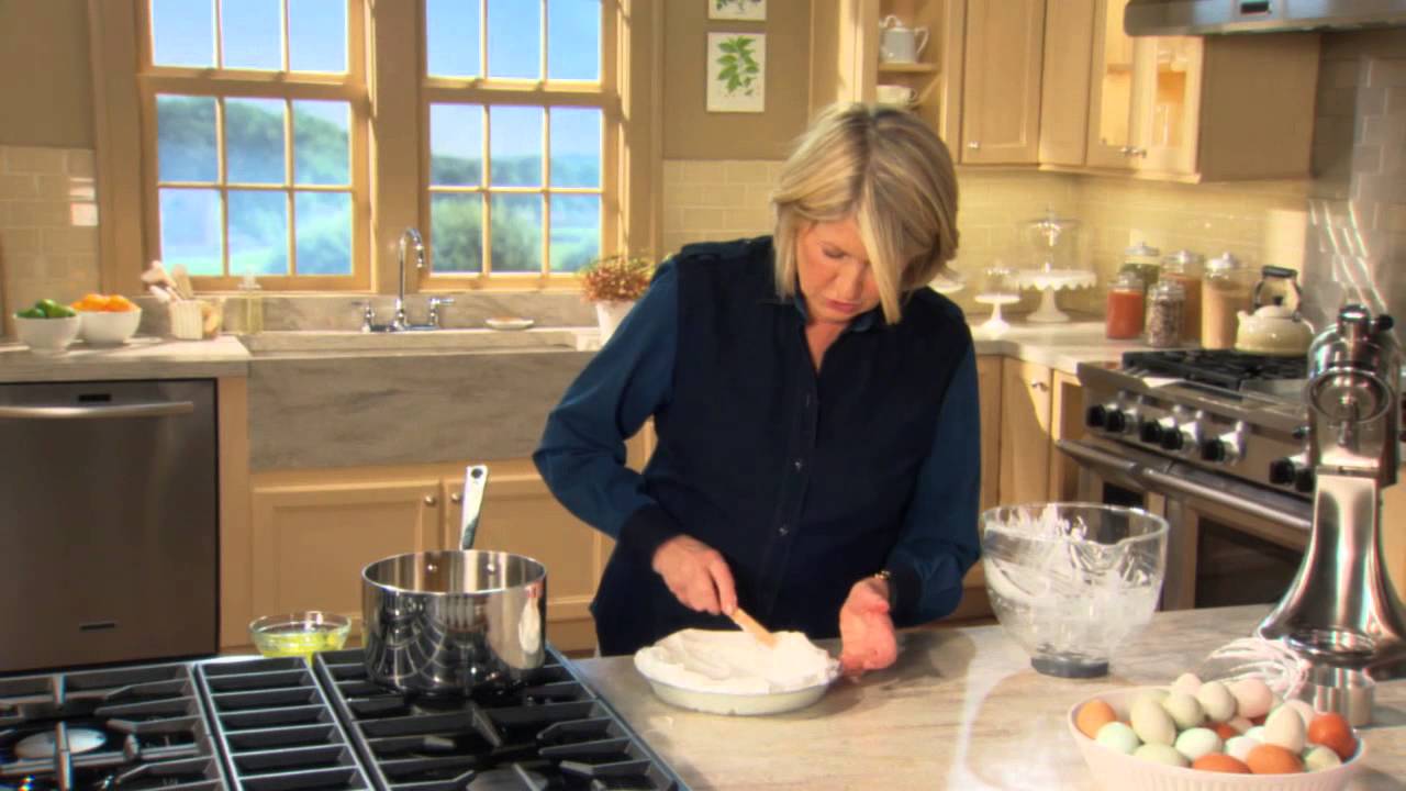 Martha Stewart's Upside-Down Lemon Meringue Pie - Martha Stewart