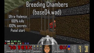 Doom II: Breeding Chambers (base04.wad) (Ultra-Violence 100%)