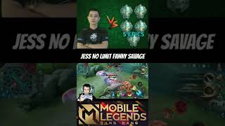 Jess No Limit Vs 5 Epic Players Fanny Savage Moment