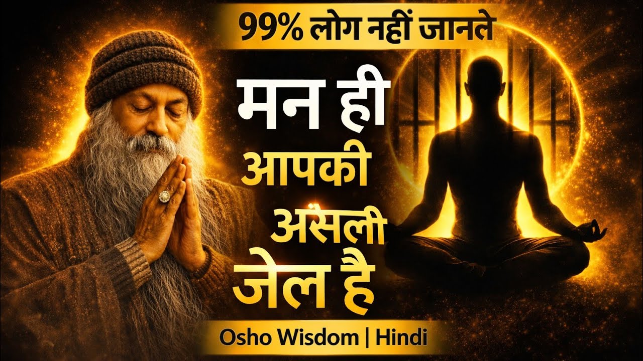 Man hi aapki asali jel Hai ! मन आपको कंट्रोल कर रहा है  विचारों से ऊपर उठो मन आपको कंट्रोल कर रहा है