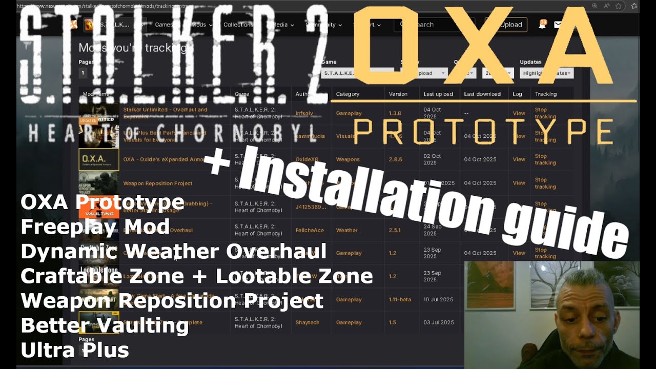 STALKER 2 1.6 mods | OXA Prototype, Free play mode, DWO and more. How to install and gameplay test