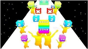 Cubes and Merge - Gameplay - Max Levels (Lvl 1-16)