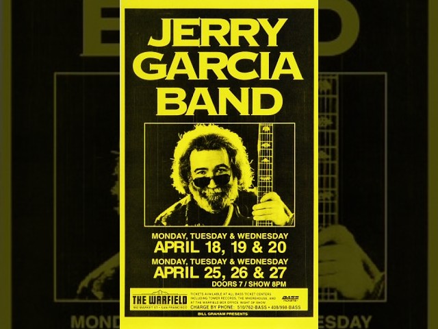 Jerry Garcia Band - 4/18/94 - The Warfield Theater - San Francisco