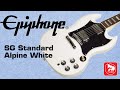 Электрогитара EPIPHONE SG Standard Alpine White