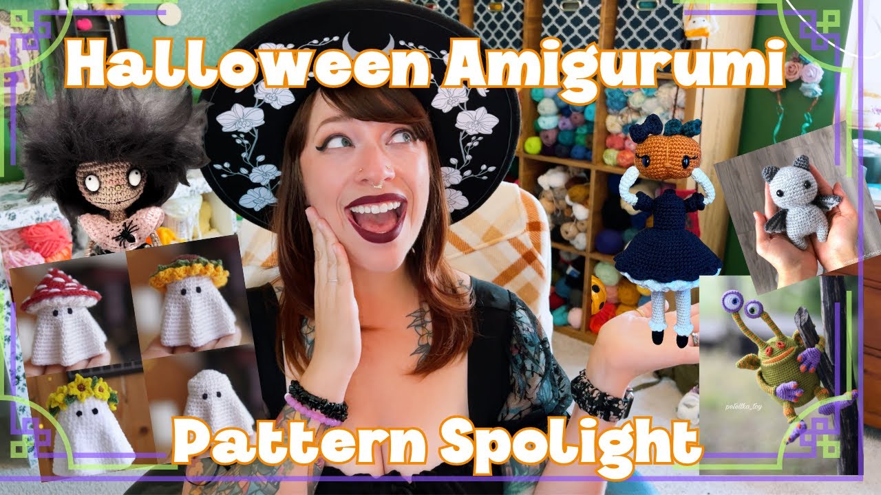 Halloween Amigurumi Patterns 🎃 Free & Paid Crochet Plushies ⎹