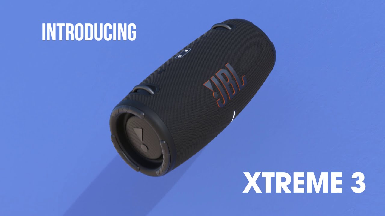 JBL Xtreme 3 Portable Bluetooth Waterproof Speaker - Blue