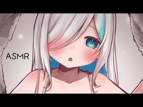 【ASMR】お耳わしゃわしゃ..⯎袖やタオルでお耳触る。ぽふぽふ。近めの吐息と耳ふー。Towel  Massage/Ear Blowing【#イル_フローラ/Vtuber】