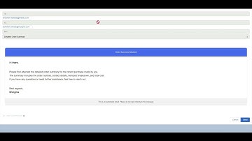 How to Send Document via Email using docuWeaver