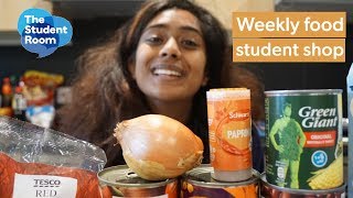 Whats In My Student Weekly Shop Manisha Shows Her Weekly Shop