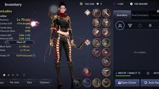Black Desert Mobile - Huntress Lv70 4K7 Cp Elric Shrine Farming - Pve Gameplay