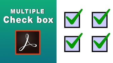how to add multiple checkboxes in a fillable pdf form using adobe acrobat pro-2017