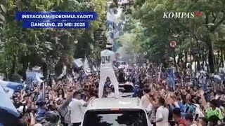 Download Lagu Keseruan Gubernur KDM Ikut Pawai Persib Juara Liga 1 2025 di Kota Bandung MP3