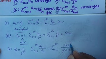 IIT JAM 2019 MATH Q.NO. 28 (MCQ) Sequence and the Series ( Convergence and Divergence )