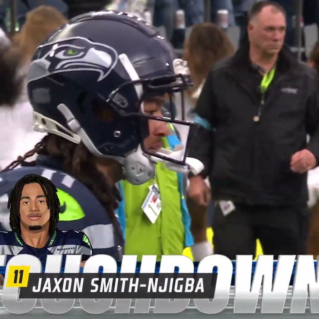 Jaxon Smith-Njigba catches for a 18-yard Touchdown vs. Minnesota Vikings