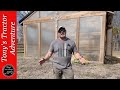 DIY Greenhouse - Concrete Floors - Testing Solar Power System