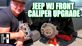 1999 - 2002 JEEP GRAND CHEROKEE WJ FRONT CALIPER UPGRADE - TEVES TO AKEBONO (THE LOST VIDEO)