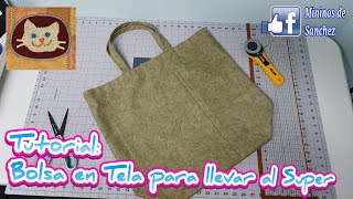 DIY Cómo hacer bolsa de tela sin coser - El taller de las cosas bonitas