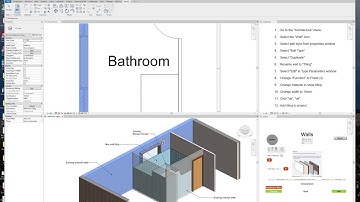 Wall Tiling   Create wall tiling adjacent to existing wall Clip 001