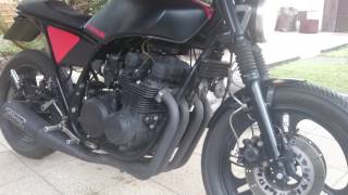 Kawasaki GPZ 750 Cafe Engine Sound Check -