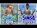 Сравнение Sims 4 с 2014 по 2022 год