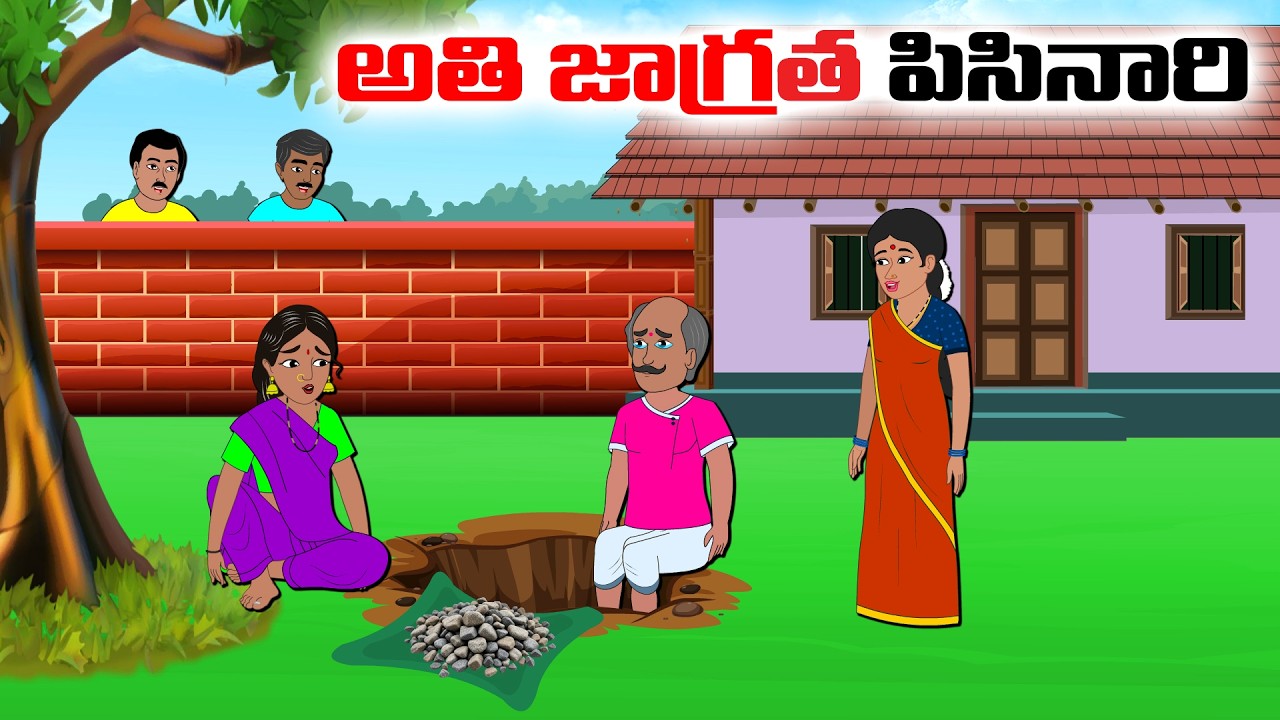 అతి జాగ్రత పిసినారి - Telugu stories - Telugu moral stories - Neethi kathalu - Moral stories