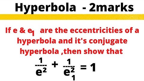 Hyperbola | 2 marks problem @EAG