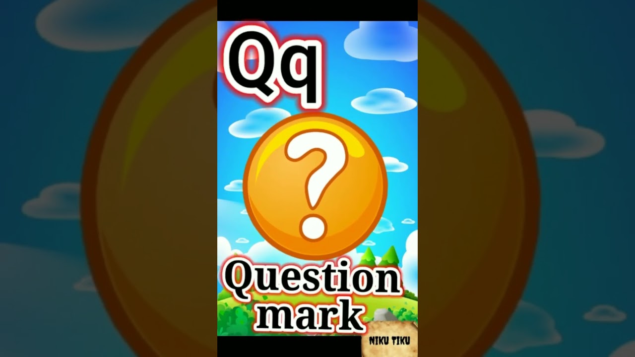 Q alphabet || q for question mark ||@Niku Tiku Channel  