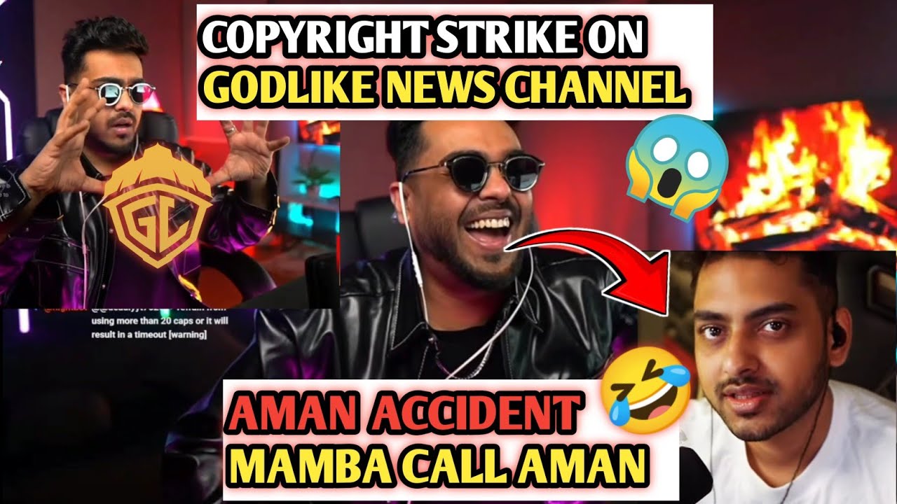 Soul aman accident 😱 mamba call aman 🤣 ‼️ and Mamba give strike ❓godlike news channel 🤯 