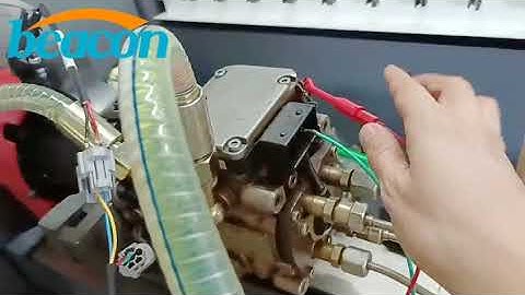 Hydraulic coding function HEUI EUI EUP common rail injection pump test bench CR919 test VP44 video