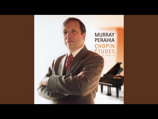 Chopin - Etude "Tristesse" op.10 n°3 : Murray Perahia, piano