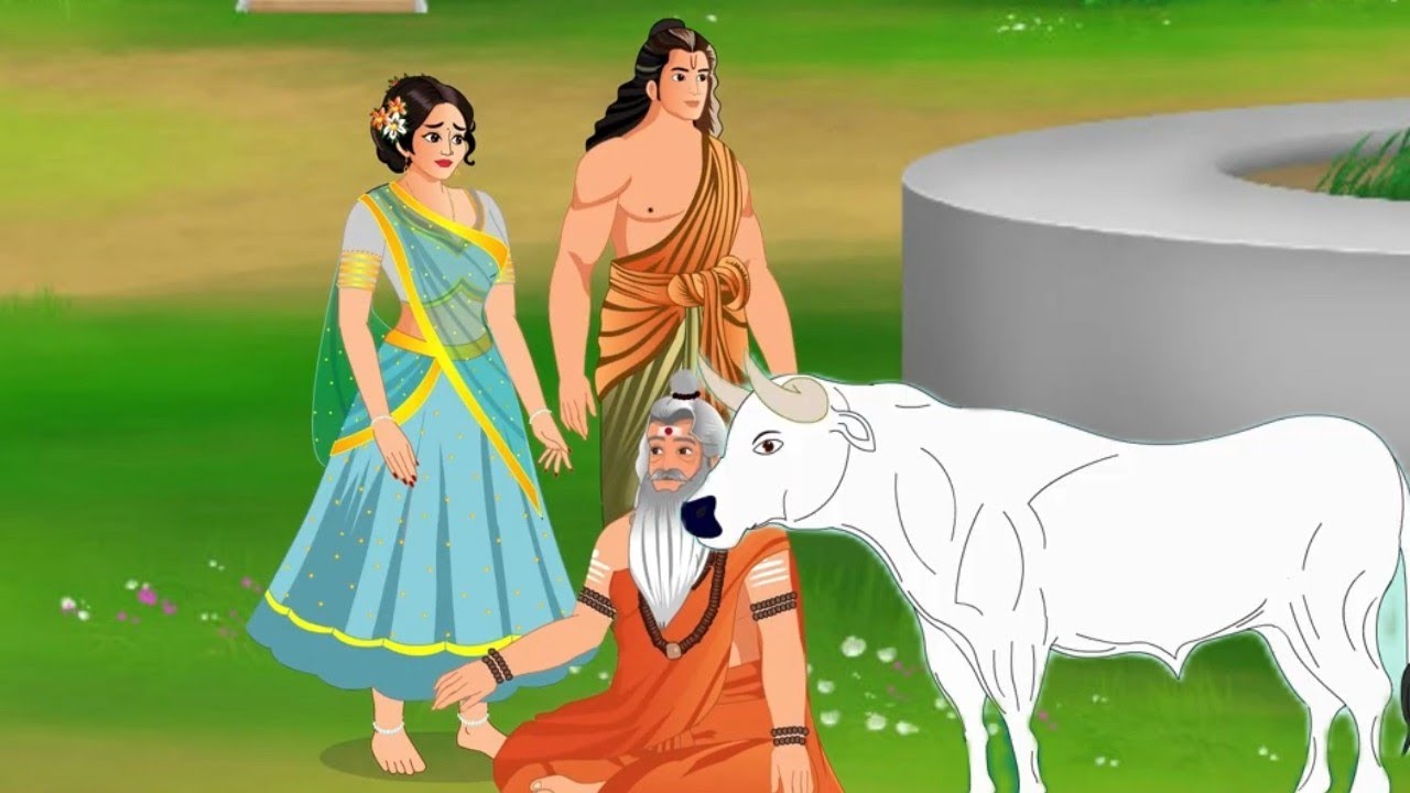 ချစ်သူနှစ်ဦးကိုခွဲခဲ့မိလို့နွားဖြစ်သွားတဲ့ရသေ့ကြီး