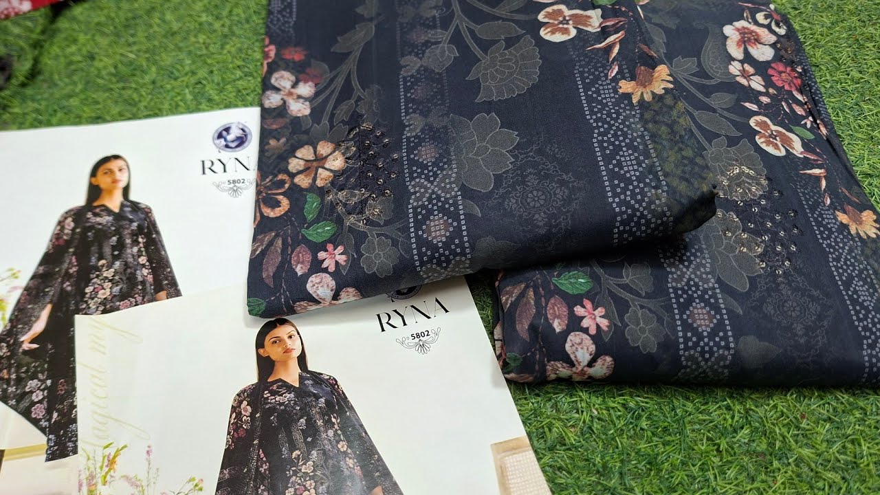 ইন্ডিয়ান নতুন রিনা আরি কাজ করা থ্রি পিস | Latest Indian Three Piece 2026 || Salam Fabric BD