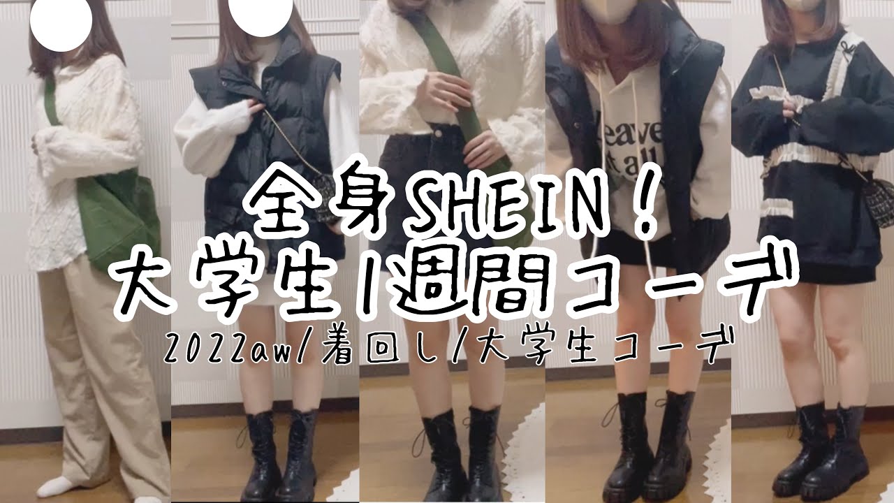 SHEIN Purchase] Autumn/Winter College Student Lookbook! / 163cm