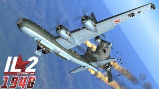 Full Il-2 1946 Mission Ta-183S Intercept Russian Tu-4S
