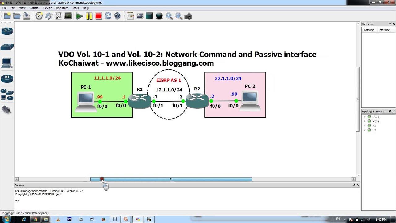 CCNA KoChaiwat Vol 101 Command Network and Wildcard Mask YouTube