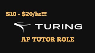 ADVANCED PLACEMENT TEACHING WITH TURING: CURRENTLY HIRING!!!