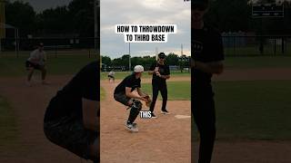 How to Improve Your THROWDOWN to Third🆙‼️ #baseball #mlb #softball