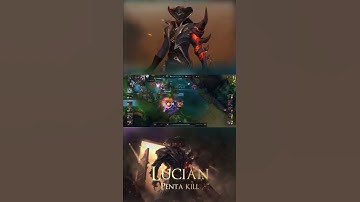Thumbnail of High noon Lucian Penta kill League of Legends: Wild Rift #shorts