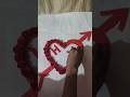 DIY paper heart wall hanging | peper craft for wall decor #wallhanging #youtubeshorts #heart #short